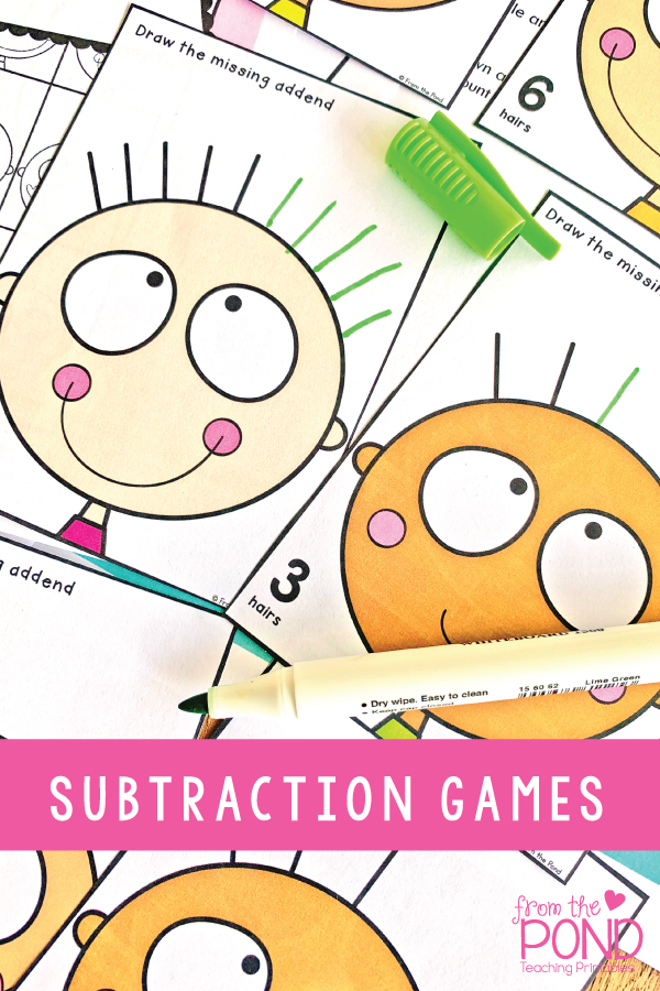 Missing Addend Subtraction Games