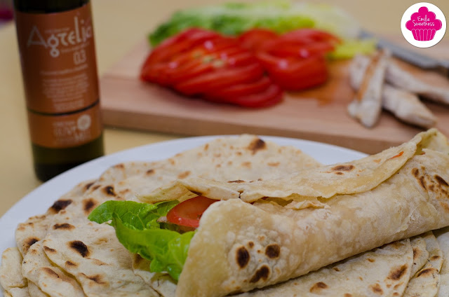 wraps maison - recette des tortillas