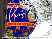 View of the Paris Hotel's Jules Verne Air Balloon. (paris hotel balloon)