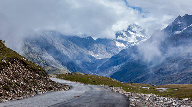 Rohtang pass beautiful Highway