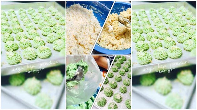 Resep Membuat Kue Sagu Keju Pandan. Wangi, Renyah dan Enak by Ashalinaqueen