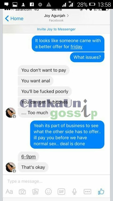 EXPOSED: Kumbe This Chuka University Socialite Is A PROST!TUTE???? (Screenshots)