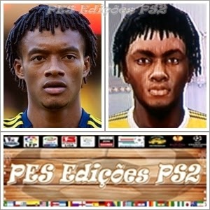  Juan Cuadrado (Fiorentina - Colômbia) PES PS2