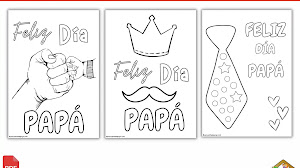 Dibujos del dia del padre para niños 