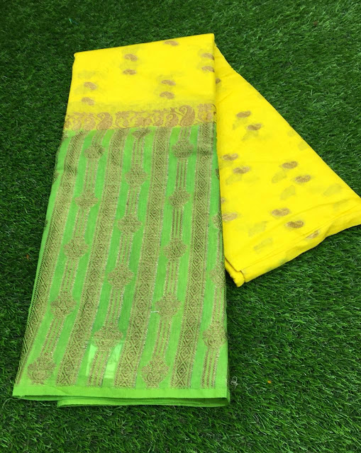  Kanchipuram  Handloom Korvai Silk Sarees