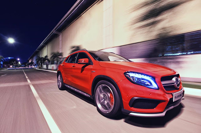 Mercedes AMG GLA 45 4MATIC sở hữu thiết kế thể thao mạnh mẽ