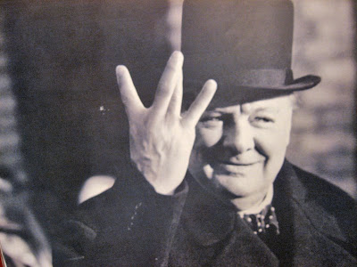 winston churchill v for victory