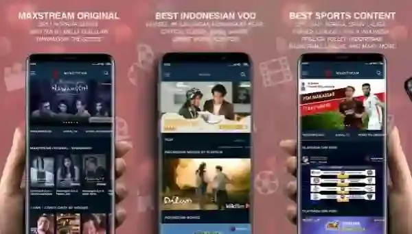 fitur utama maxstream apk