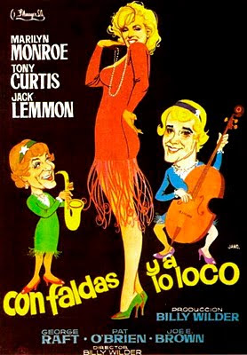 Cartel de la película Con faldas y a lo loco de 1959