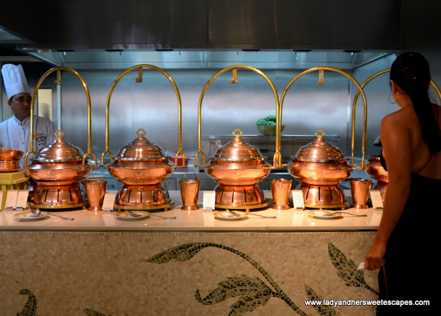 Indian dishes at Palazzo Versace Dubai