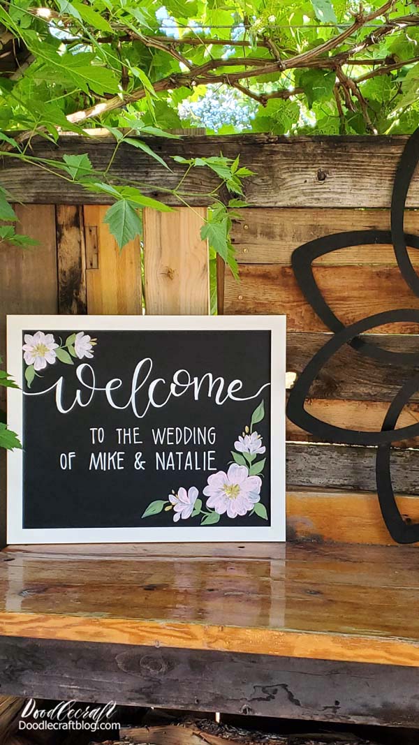 How to Fake the Chalkboard Look for a Fall Farmhouse Sign Using