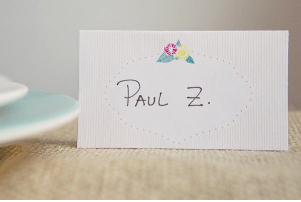 wedding place card templates free