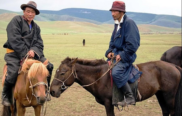 Mongolia Horses and Humans - Nice Photographs...