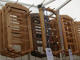 wood earring racks