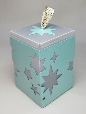 Anleitung / Tutorial: Leuchtende Sternenbox-Verpackung als Adventskalender-Türchen Anleitung/Tutorial Stampin' Up! www.eris-kreativwerkstatt.blogspot.de