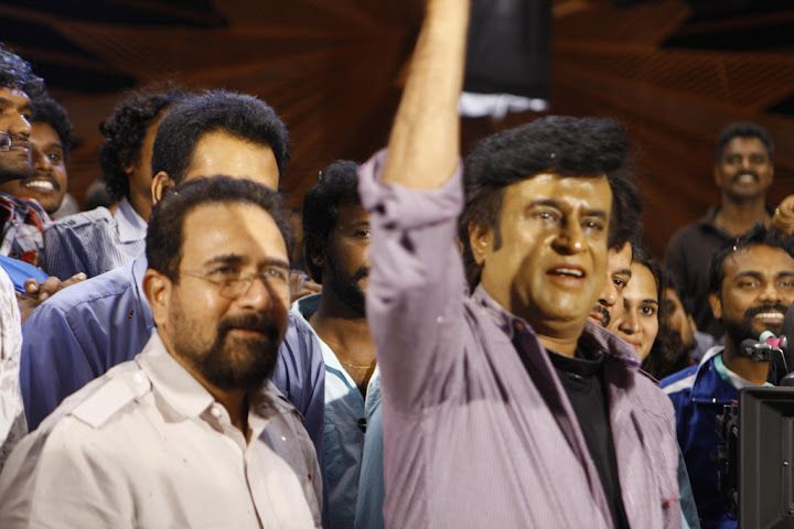 Endhiran Team Celebrtes Last Day Shooting Images