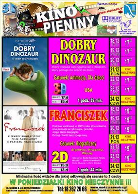 Ferie zimowe kino Pieniny