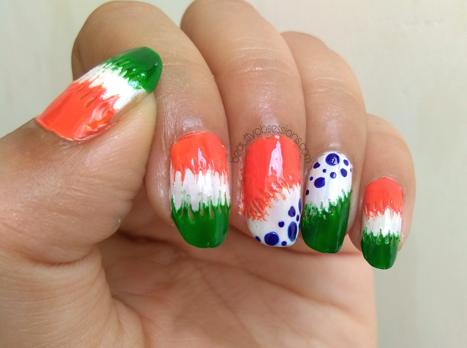 Nails Context: Indian Independence Day