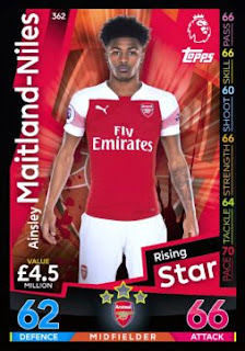 Match Attax 2018-2019 Arsenal Set Premier League