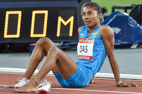 India's first woman under 20 world athletics championship gold winner,  Hima Das, Asaam