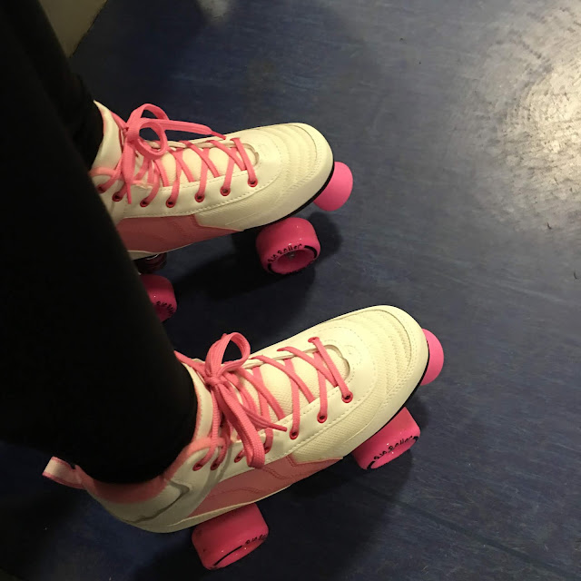 stephs two girls roller skates