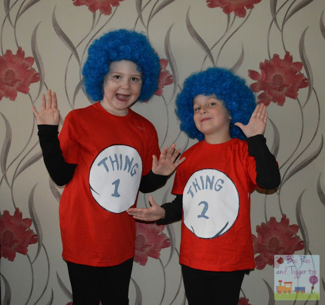 Thing 1 and Thing 2 Costume