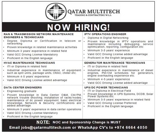 08 February 2024 - Jobs In Doha Qatar From Today