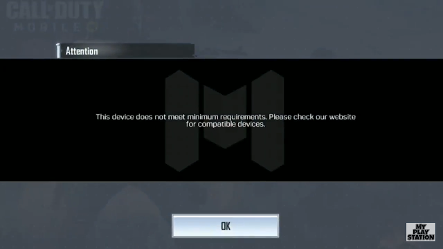 call of duty mobile game problem