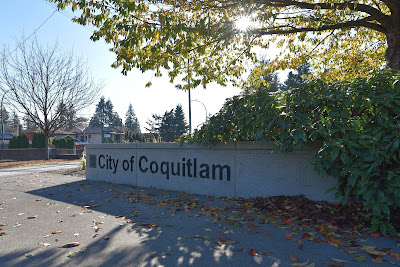 City of Coquitlam sign.