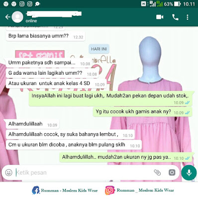 Testimoni Gamis Anak Syar'i