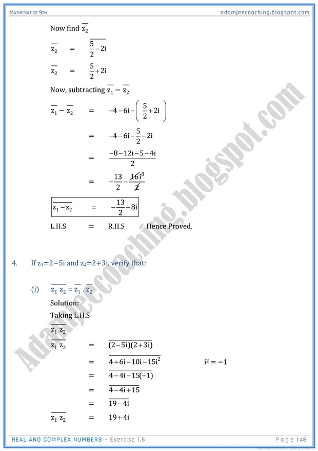 real-and-complex-numbers-exercise-1-6-mathematics-9th