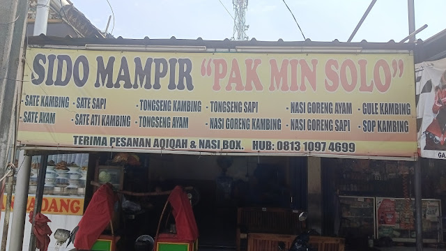 Sate Tongseng Warung Sido Mampir "Pak Min Solo" presents a special offer just for you!