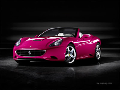 2009 Ferrari California Pink Colour