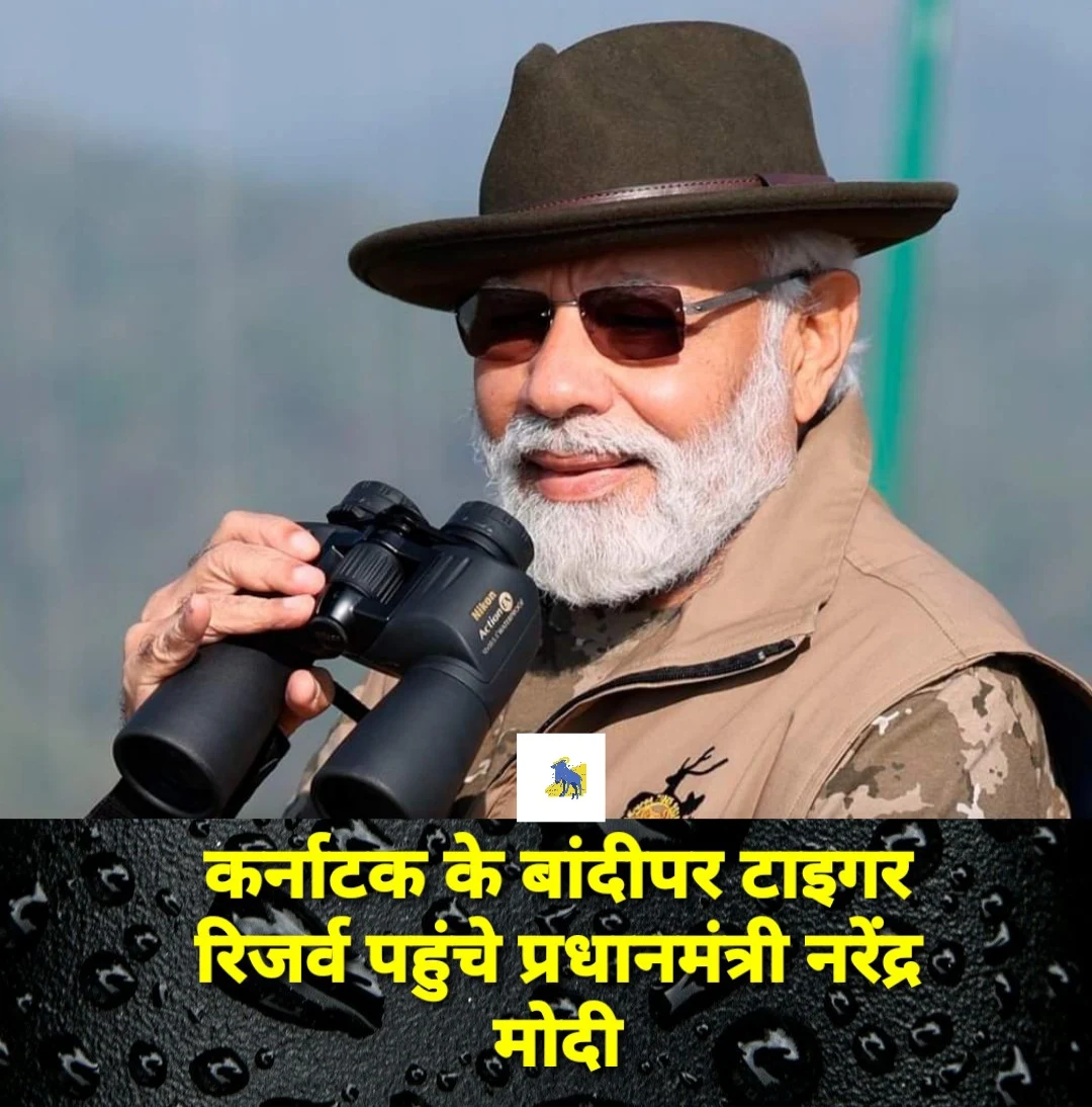 Prime Minister Narendra Modi reached Bandipar Tiger Reserve in Karnataka