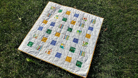 Quick and easy quilt as you go baby quilt