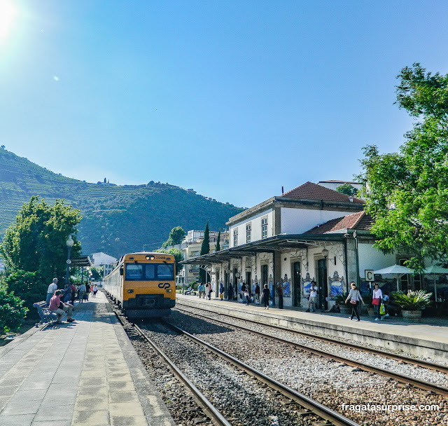 Estação Ferroviária de Pinhão em Portugal