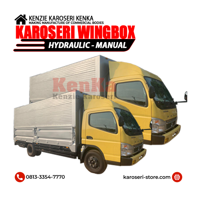 Harga Karoseri Mobil dan Truck Wingbox 