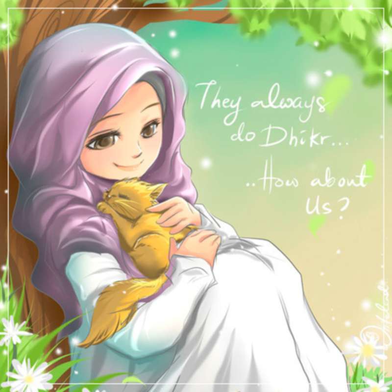 Perumahan Islami 22 Gambar  Kartun  Wanita Muslimah  Anak 