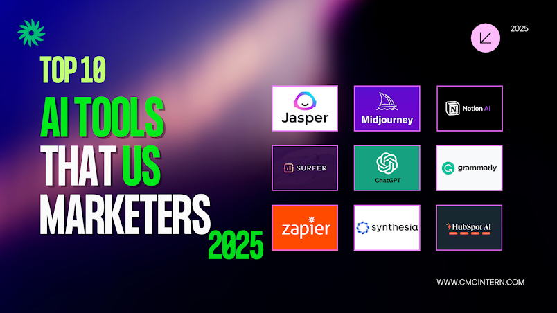 Top 10 AI Tools That US Marketers Are Using Right Now (2025 Edition)