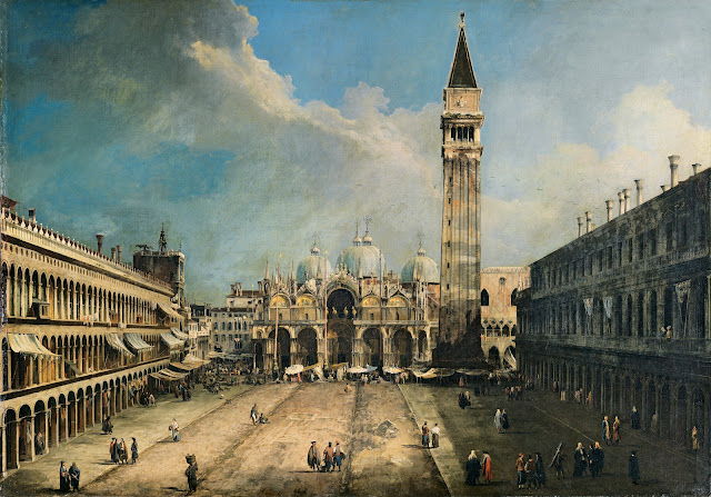 Canaletto - La Plaza de San Marcos en Venecia – c. 1723-1724