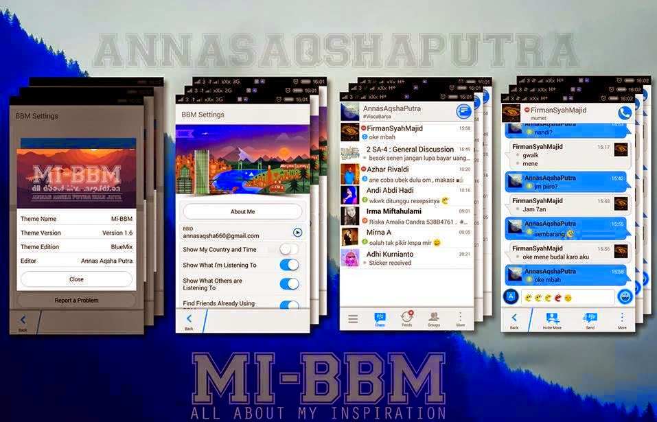 Kumpulan BBM MOD versi 2.7.0.23 Terbaru 2015