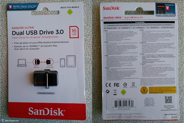 USB флеш накопитель 16Gb SanDisk Ultra Dual 3.0 Black (SDDD2-016G-GAM46)