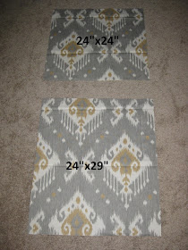 DIY no sew pillow covers