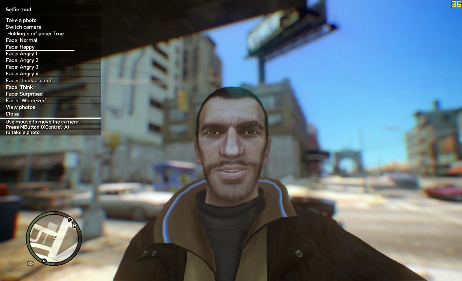 GTA X Scripting: GTA IV Selfie mod