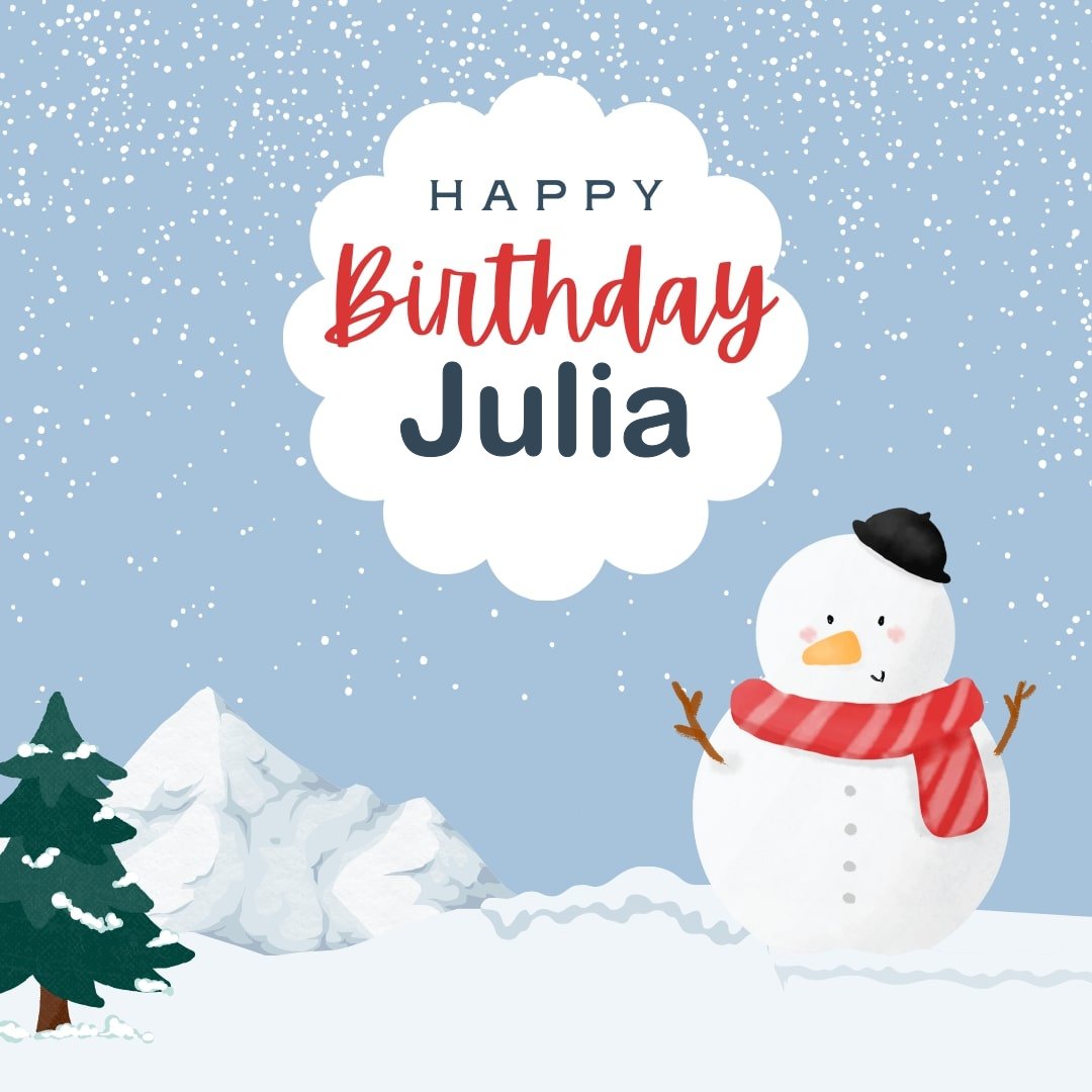 happy birthday julia images