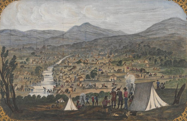 Mount Alexander gold diggings, Australia 1851/52