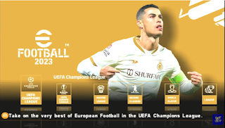Download eFootball 2023 PES ISO PPSSPP Peter Drury Commentary Latest Transfer New Background Best Graphics HD