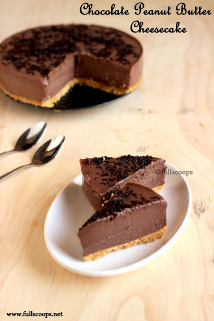 Chocolate Peanut Butter Cheesecake