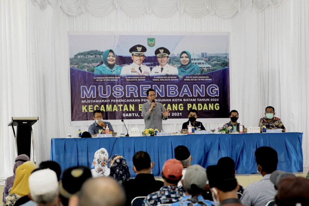 Buka Musrenbang, Amsakar Achmad : Pemko Batam Komitmen kembangkan Belakangpadang