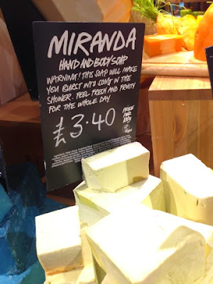 Lush Cosmetics Miranda soap